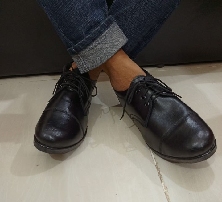 Safety Shoe - Leather safety shoe for workers - Workers shoe / boots