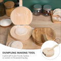 Wooden Dumpling Wrapper Presser Dumpling Pressing Tool Household Kitchen Tool hot sell. 