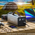 Outdoor Mobile Power Supply 220VPortable Power BankSelf-driving Camping Night Market Stall Energy Storage Emergency Power Supply. 