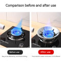 Universal Gas Stove Cover Fireproof Windshield Save Gas Cover Windproof Ring Anti-skid Bracket Thicken Gas Stove Energy-saving Ring Gas Cooker Stand. 