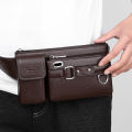 Shanda Crocodile Chest Bag Multi-Functional Large Capacity Waist Bag Casual Shoulder Messenger Bag Men's Bags Trendy Fashion Outdoor. 