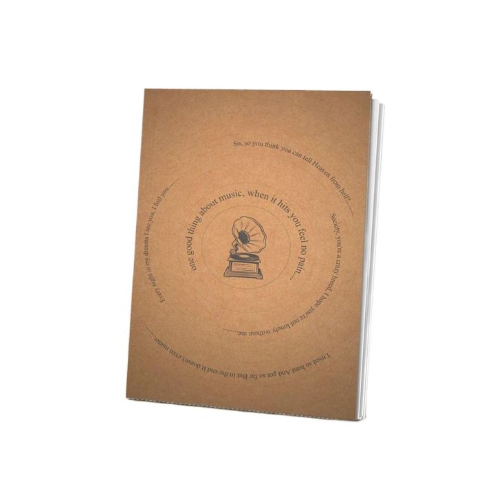 Papertree Vintage A5 Notebook Sketchbook Drawing Sketchpad Perfect For ● Graphite Pencils ● Colour Pencils ● Pastel Pencils ● Charcoal Pencils ● Soft Pastels ● Oil Pastels ● Metallic Fineliners