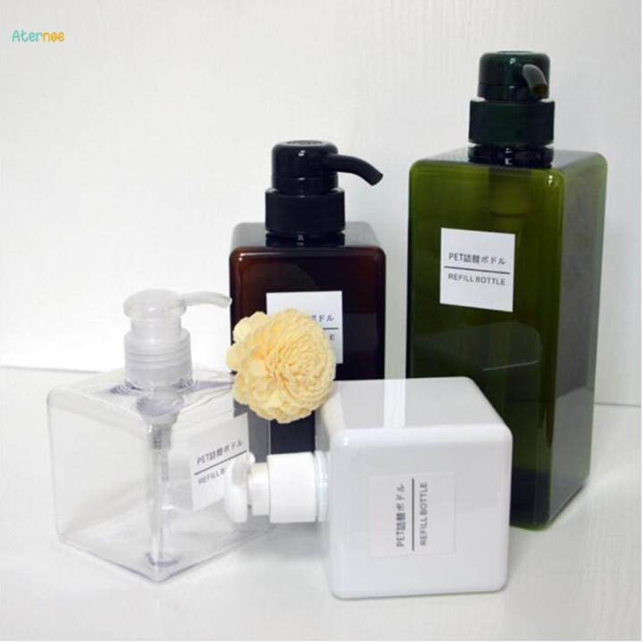 3pcs%20Foaming%20Soap%20Pump%20Dispenser%20Cosmetic%20Container%20Bottle%20Brown%20-%20Image%203