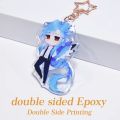 Custom Anime Acrylic Keychain Personalized Logo Cartoon Pendant Photo Clear Flash Charms Hologram Designer Key Chain. 