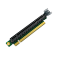 PCIE 16X Riser Card Adapter PCI Express 3.0 PCI-E to PCI-E 16X Slot Converter 90 Degree Connectors for 1U Server Easy Install Easy to Use. 