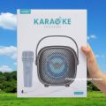 GREATNICE GTS-2008 Bluetooth, USB, TF Card & FM Radio Supported 4" Karaoke Wireless Speaker With Microphone. 