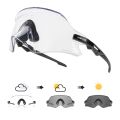 Outdoor Sports Men Women Photochromic Sunglasses Road Mountain Bicycle Cycling Glasses UV400 Protection Goggles Glasses 1 Lens. 