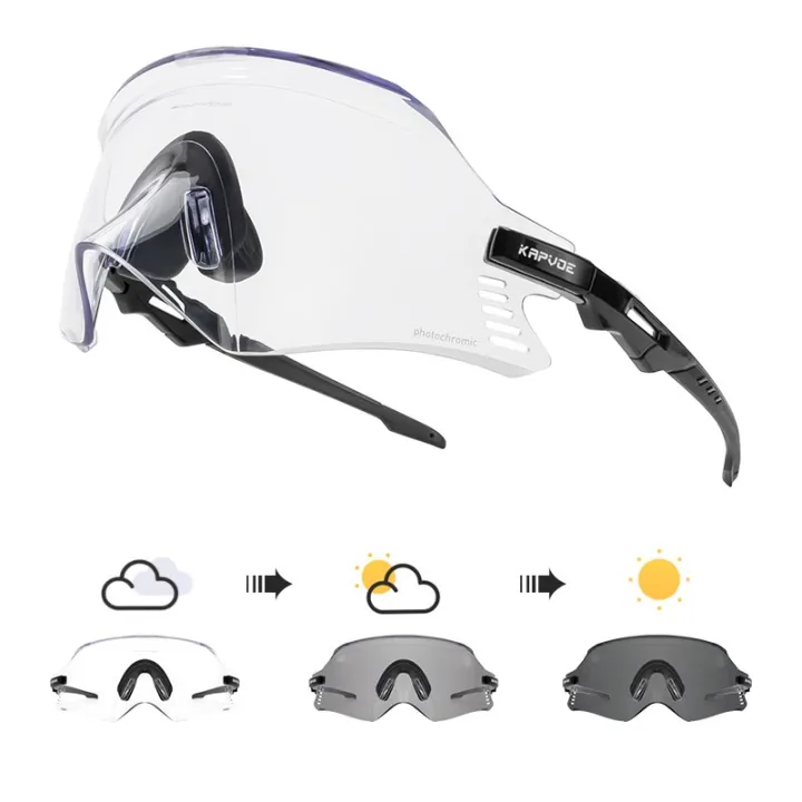 Outdoor%20Sports%20Men%20Women%20Photochromic%20Sunglasses%20Road%20Mountain%20Bicycle%20Cycling%20Glasses%20UV400%20Protection%20Goggles%20Glasses%201%20Lens%20-%20Image%204