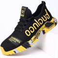 Brand Work Safety Boots Men Steel Toe Shoes Work Boots Indestructible Shoes Puncture-Proof Safety Work Shoes Men Work Sneakers BunnyGarden. 