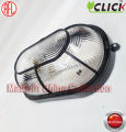 Light Shad Routn Rctangle Ovel lamp Shape Click Elite Lamp up to 20w Shade.