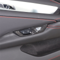 For C8 2020-2023 Car Inner Door Lock Switch Button Cover Trim Accessories ABS Carbon Fiber. 