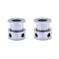 6mm Hole Aluminum GT2 Timing Belt 6mm Bore Shaft Pulley 16 Tooth 6mm Belt For CNC Machine 3D Printers DC Gear Motor Parts Puli Robotics Parts. 