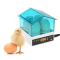 4-Eggs Household Mini Intelligent Automatic Egg Incubator Temperature Control Hatcher for Hatching Chicken Duck Bird Quail Poultry AC220V.