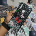 For Symphony Z30 Glitter Butterfly Pattern Case Plastic Polycarbonate Phone Back Cover. 