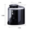 Electric Auto Pencil Sharpener Safe Student Helical Steel Blade Sharpener for Artists Kids Adults Colored Pencils.