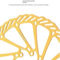 New TOOPRE Bike Brake Rotors CNC Cooling Gold Bike Disk Brake Rotor 160mm 180mm Cycling Bicycle Parts Mountain Road Bike. 