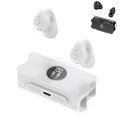 R19 Wireless Clip-on Earbuds Stereo Sound Headphones With LED Display Charging Case Earphones For Running Workout Sports.