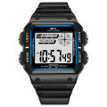 Shock Resistant Digital Watch - 3ATM Water Resistant Rectangular Dial.