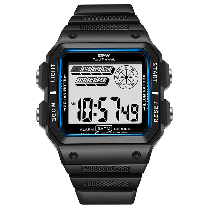 Shock%20Resistant%20Digital%20Watch%20-%203ATM%20Water%20Resistant%20Rectangular%20Dial%20-%20Image%202