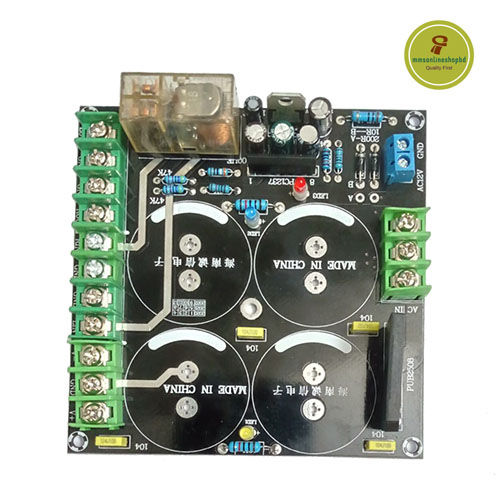 Amplifier Rectifier Filter Board DC Dual Audio Power Supply Module with Speaker Protection & without main power capacitor