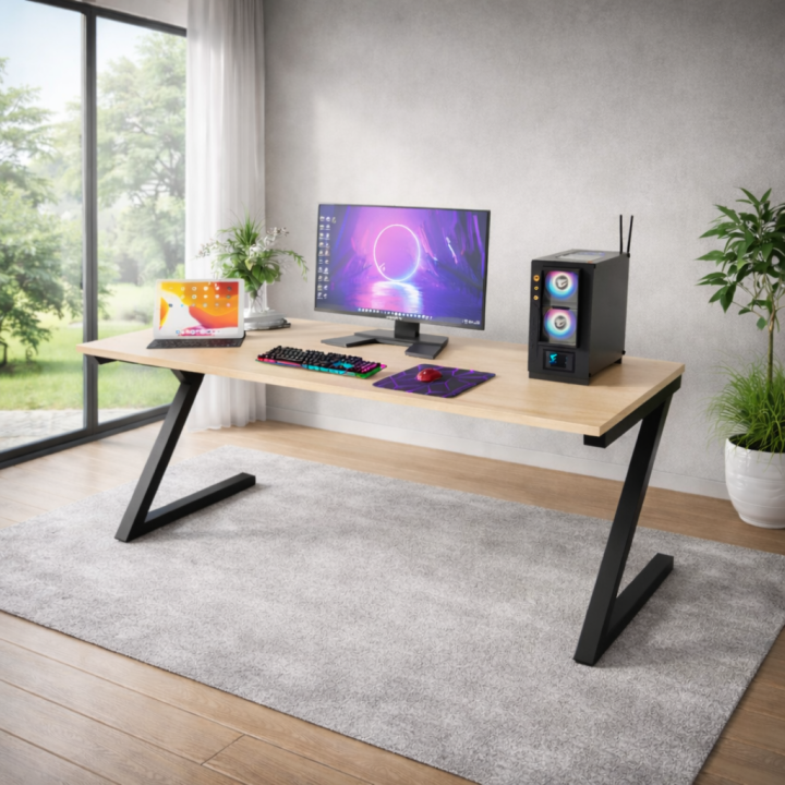 Metal Table Z Shape Frame For Home & Office LxHxD 4'x2.5'x2' | Daraz.com.bd