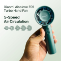 Xiaomi Aisolove F01 Turbo Handheld Fan - Rechargeable, Quiet, 5-Speed Air Circulation - Tarbo Fan.