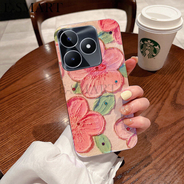 For%20Realme%20C53%20Case%20Soft%20Blue%20Light%20Oil%20Painting%20Flower%20Silicone%20Anti%20Shock%20For%20Realme%20C53%20Back%20Cover%20-%20Image%204