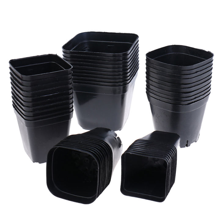 10pc%20Black%20Flower%20Pots%20Plastic%20Pots%20Small%20Square%20Pots%20for%20Succulent%20plants%20Layor%20-%20Image%204