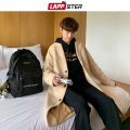 LAPPSTER Men Korean Fashion Winter Jacket Coats 2021 Wool Coat Mens Oversized Harajuku Overcoat Male Japanese Streetwear Jackets.