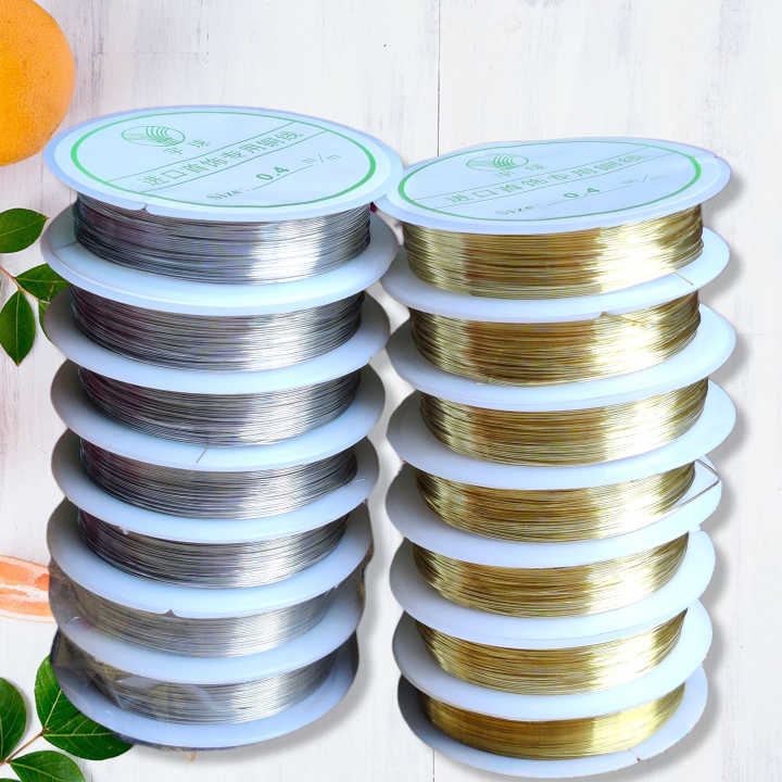 0.4mm%20Alloy%20Cord%20Beading%20Wire%20DIY%20Craft%20Making%20Jewelry%20-%20Image%202