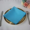 Hotel Restaurant Table Napkin Foldable Flower Plain Cloth Napkin JS0661. 