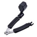 Black 3 in 1 Multifunction Guitar String Winder String Cutter Pin Puller.