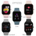 P8b 1.4-inch Square Display Ultra Slim Touchscreen Smart Watch Wearable Fitness Tracker. 