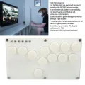 Arcade Game Fighting Rocker Keyboard Fighting Stick Controller Hot Swap Multi Input Modes Mechanical for PS3 for Switch PC. 