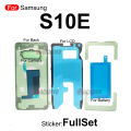 Fullset Sticker For Samsung Galaxy S10 Lite Plus S10+S10 5G S10E Front LCD Screen And Back Battery Adhesive Glue Replacement. 