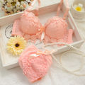 Khapsu Premium Quality Women's Lace pushup wired Bra Panty Set. 