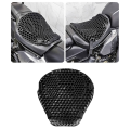 2X Silicone Motorcycle Seat Cover Air Seat Cushion Breathable Pressure Relief Protector. 