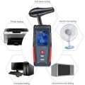 EMF Meter USB Rechargeable, Radiation Detector for Electromagnetic Field and Temperature Precise for. 
