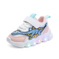 Zapatillas LED Kid Cartoon Dinosaur Boy Casual Sneaker Boy Kid Shoe Girl Mesh Breathable Shoe Baby Illuminated Shoe Tennis Shoes. 
