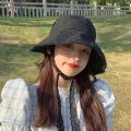 OMEA Lace Bucket Hat Women Cute Floral Fisherman Hat Summer Beach Visor Adjustable Ribbon Wide Brim Bonnet Elegant Cap Luxury.
