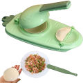 DIY Dumplings Maker Dough Pressing Tool Manual Wrapper Making Plastic Mold Dumpling Skin Artifact Dough Press Kitchen Accessorie.