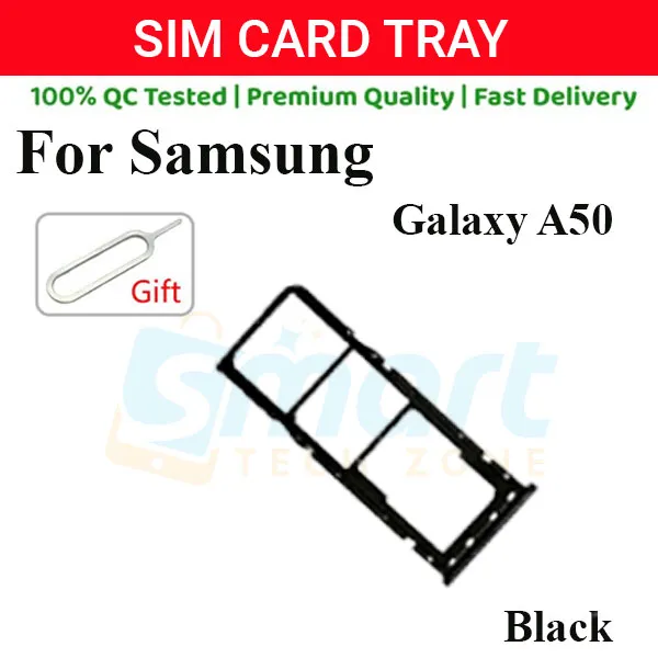 Samsung%20Galaxy%20A50/A50s%20Sim%20Tray%20Micro%20SD%20Card%20Slot%20with%20Sim%20Ejector%20Pin%20Replacement%20Part:%20-%20Image%202