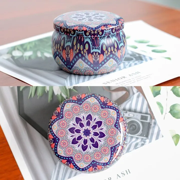 Designer%20Candy%20Box%201pc%20Drum-shaped%20Empty%20Flower%20design%20Box%20Home%20Decor%20Party%20Supply%20Tea%20Pot%20Tin%20Box%20Jewelry%20Box%20DIY%20Candle%20Making%20Tin%20Can%20Holder%20Storage%20Case%20-%20Image%206