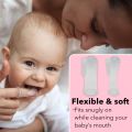 Baby Finger Toothbrush - Silicone Baby Toothbrush with - Toddler Training Toothbrush - Newborn Oral Massager - Easy Oral Hygiene for Kids. 