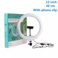 12 Inch Selfie Ring Light Led Selfie Ring Light Youtube Video Live Makeup Lamp Photo Studio Light - Ring Light. 