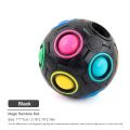 Creative Magic Rainbow Puzzle Ball Fidget Anti Stress Toys for Children Adult Stress Relief Colors Matching Ball Fun Games Gifts.