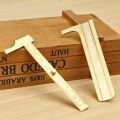 Pocket 80mm Mini Brass Sliding Ruler Gauge Vernier Calip Metal Calipers Gauge Micrometer Measurement Tool Office School Supplies.