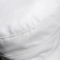 Leather Flat Top Military Hat Fully Enclosed White Men's And Women's Casual Outdoor Shopping  Caps-white. 