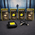 COB Rechargeable Keychain Light Multifunction Mini LED Flashlight Portable USB Rechargeable Work Light With Magnet Bottle Opener And Carabiner Clip.