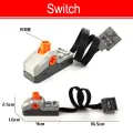 Technical Motor Parts Multi Power Functions 8293 8883 Tool Servo Train Motor PF Model Sets Building Blocks Compatible brand Superman. 